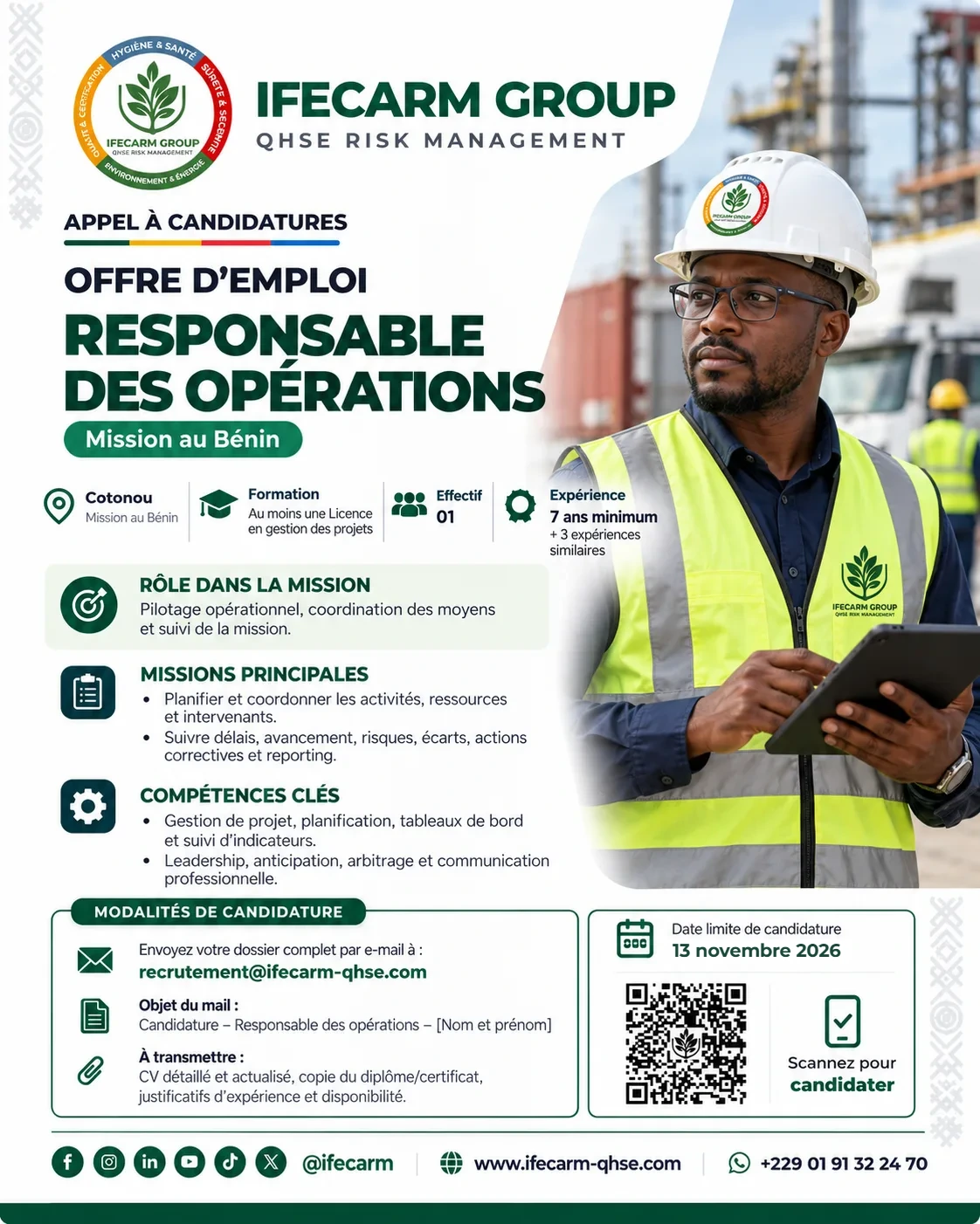 Responsable des opérations