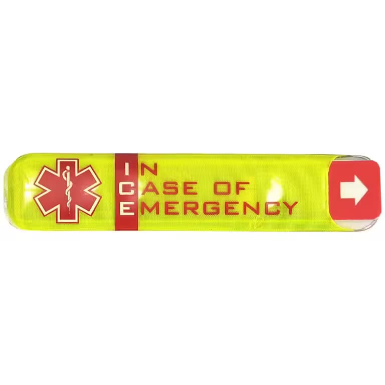 Porte-identité jaune
